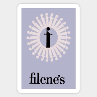 Filene's Department Store - Boston, Massachusetts Sticker